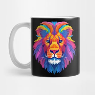 lion fight Mug